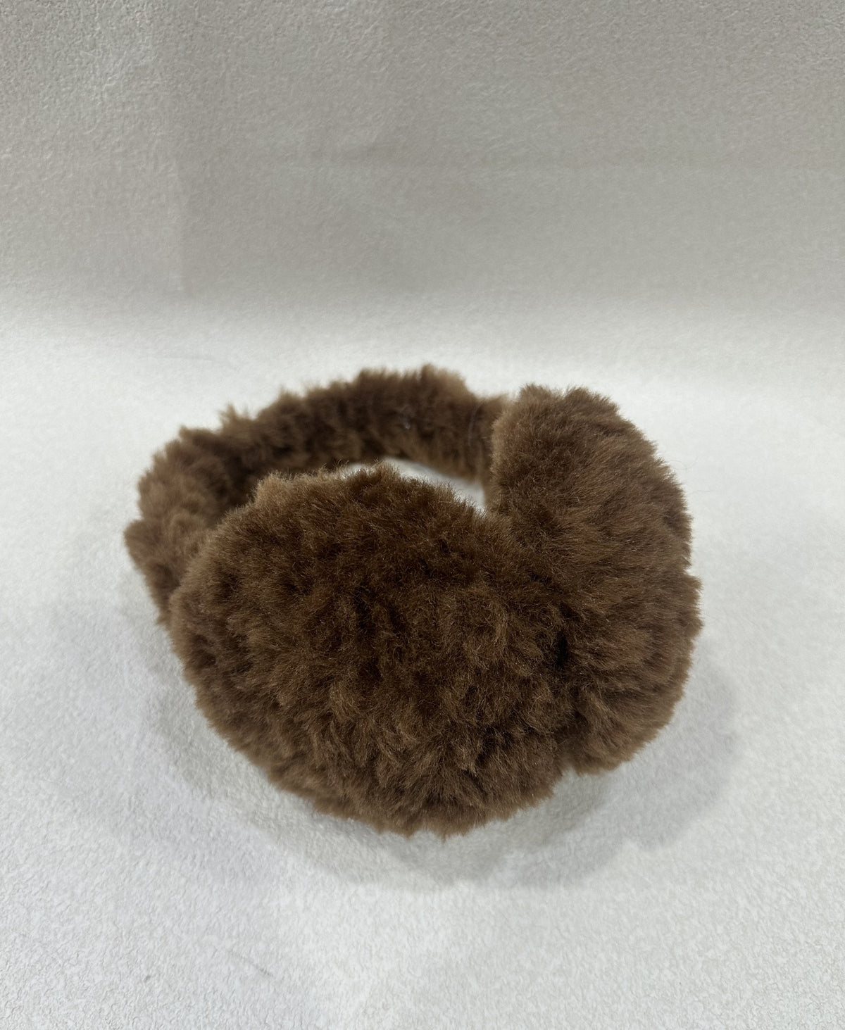 Cache-oreilles effet mouton marron